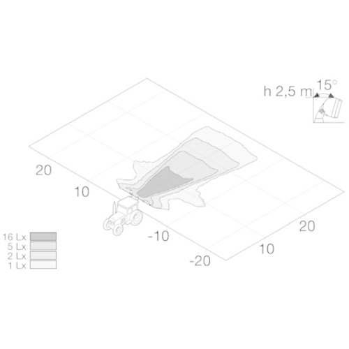 HELLA Arbeitsscheinwerfer 1GB 996 102-101 Picador für LIEBHERR KRONE TEREX