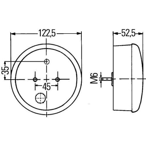 HELLA Heckleuchte 2NR 344 169-461 für SOMMER, links, rechts