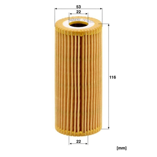 &Ouml;lfilter MANN-FILTER HU 615/3 x f&uuml;r MERCEDES-BENZ