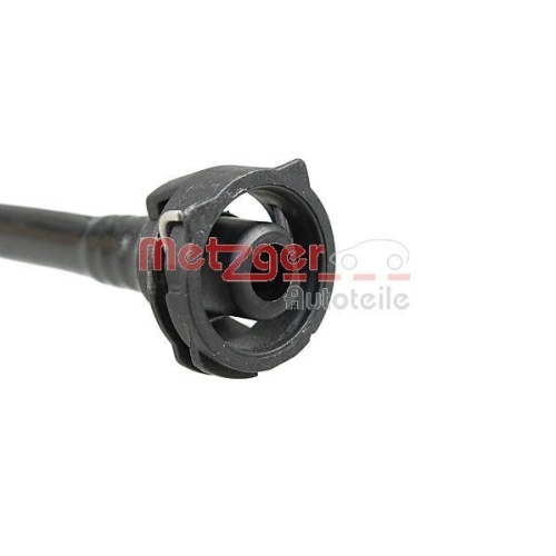 K&uuml;hlmittelrohrleitung METZGER 4010265 f&uuml;r AUDI, Motork&uuml;hler, links oben
