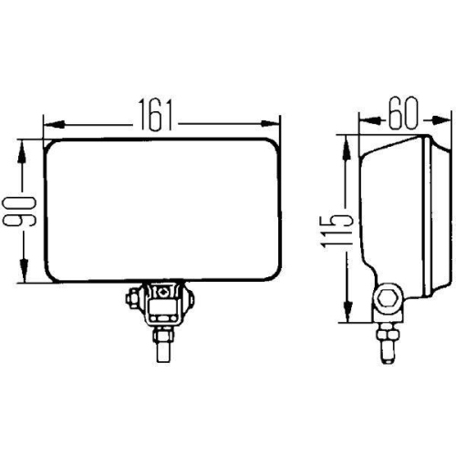HELLA 1NB 005 860-601 Nebelscheinwerfersatz f&uuml;r, links, rechts
