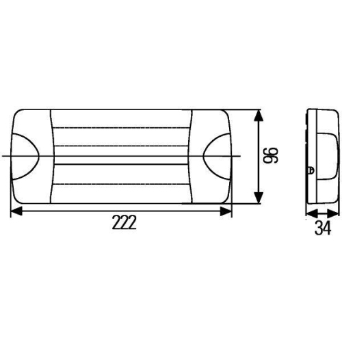 HELLA Heckleuchte 2SD 980 602-211 für HYUNDAI, links, rechts