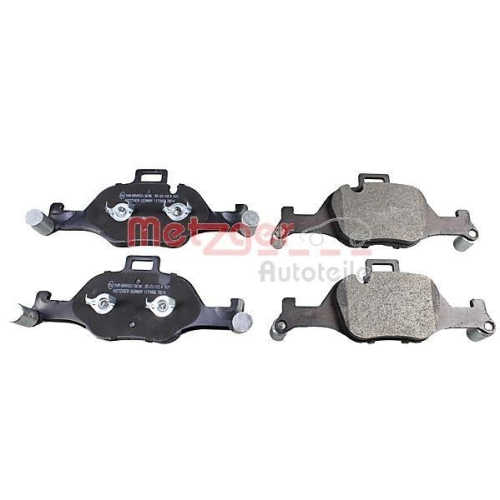 Bremsbelagsatz, Scheibenbremse METZGER 1170856 GREENPARTS f&uuml;r BMW, Vorderachse