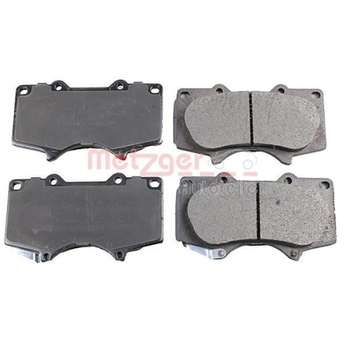Bremsbelagsatz, Scheibenbremse METZGER 1170860 f&uuml;r MITSUBISHI TOYOTA