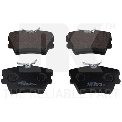 Bremsscheibe NK 204767 f&uuml;r VW, Hinterachse