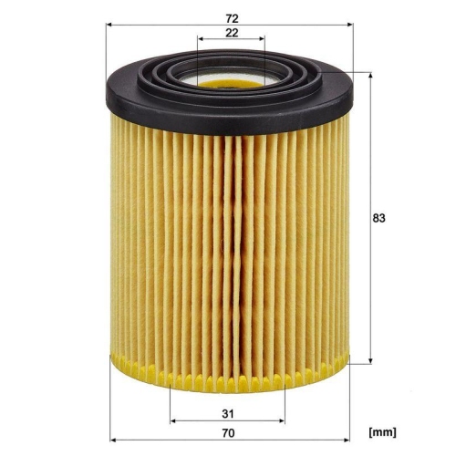 &Ouml;lfilter MANN-FILTER HU 816/2 x f&uuml;r BMW FIAT