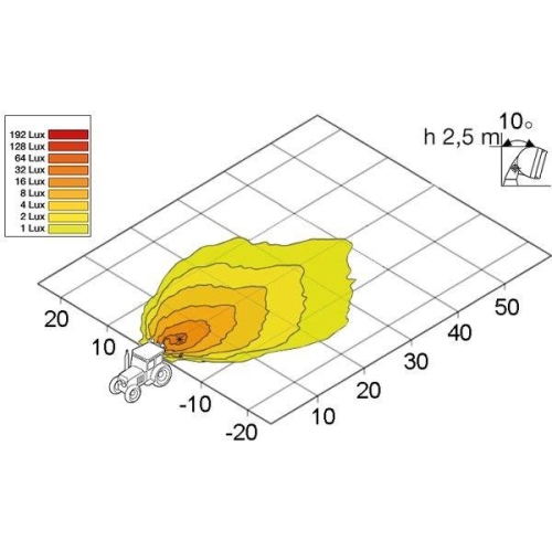 HELLA Arbeitsscheinwerfer 1GB 996 186-051 f&uuml;r CASE IH JOHN DEERE
