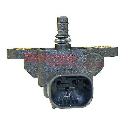 Sensor, Saugrohrdruck METZGER 0906089 ORIGINAL ERSATZTEIL GREENPARTS f&uuml;r VW