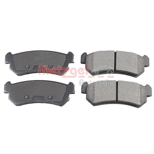 Bremsbelagsatz, Scheibenbremse METZGER 1170869 f&uuml;r CHEVROLET, Hinterachse