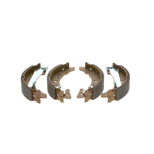 Bremsbackensatz BOSCH 0 986 487 002 f&uuml;r AUDI SEAT SKODA VAUXHALL VW, Hinterachse