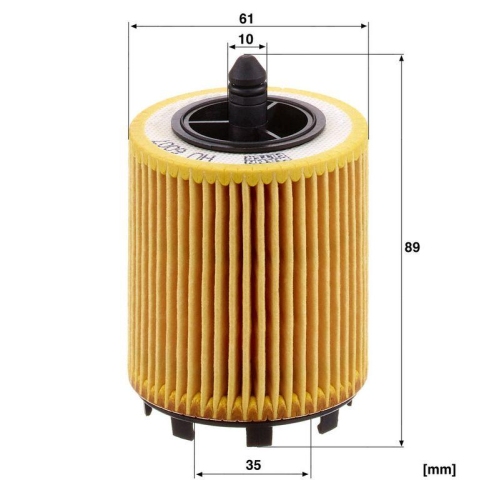 &Ouml;lfilter MANN-FILTER HU 6007 x f&uuml;r FIAT OPEL SAAB SUBARU VAUXHALL GENERAL MOTORS