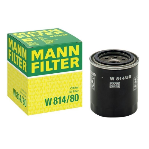 &Ouml;lfilter MANN-FILTER W 814/80 f&uuml;r DAIHATSU FORD ISUZU MITSUBISHI OPEL ROVER GEHL