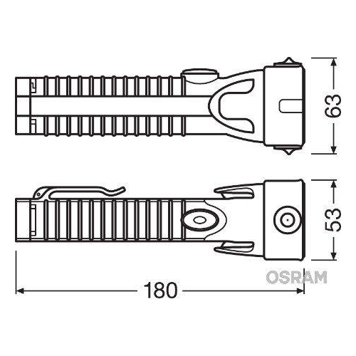 Handleuchte ams-OSRAM LEDSL101 LEDguardian® SAVER LIGHT PLUS für