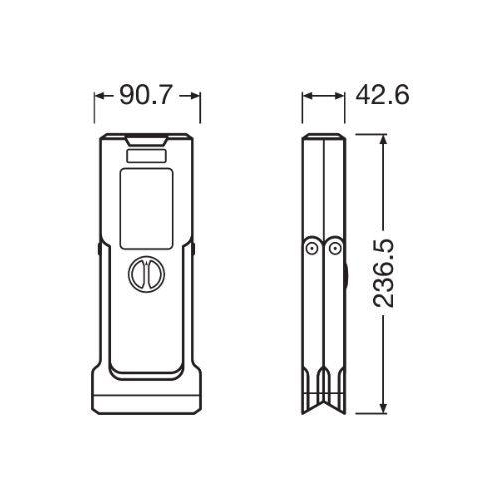 Handleuchte ams-OSRAM LEDSL103 LEDguardian® TRUCK FLARE Signal für