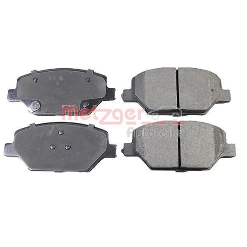 Bremsbelagsatz, Scheibenbremse METZGER 1170880 f&uuml;r OPEL GENERAL MOTORS
