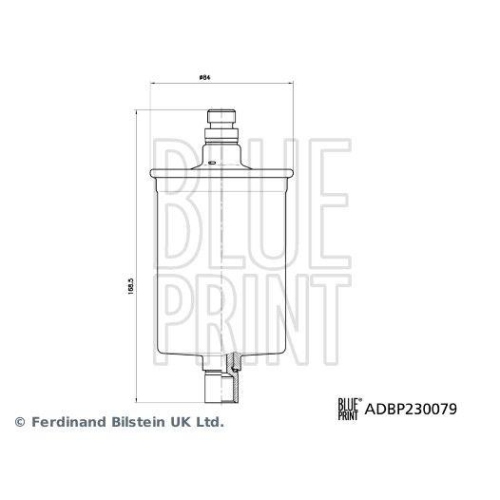 Kraftstofffilter BLUE PRINT ADBP230079 f&uuml;r PORSCHE