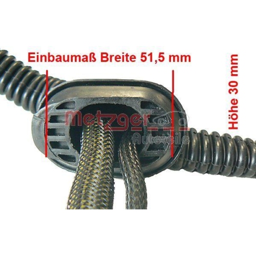 Kabelreparatursatz, Heckklappe METZGER 2320062 für, Fahrzeugheckklappe, rechts