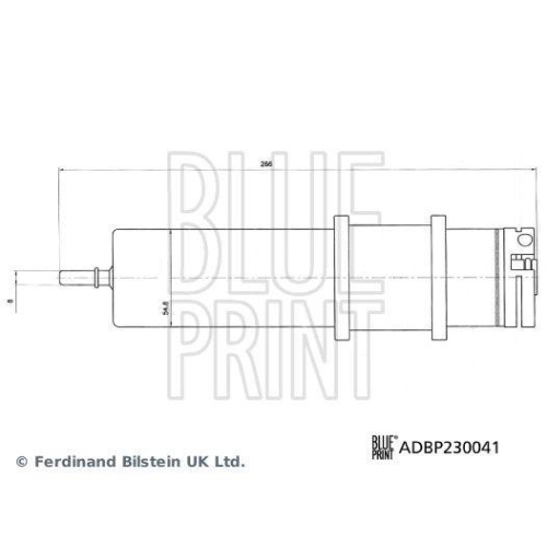 Kraftstofffilter BLUE PRINT ADBP230041 für BMW ALPINA