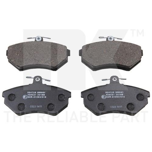 Bremsscheibe NK 209934 f&uuml;r AUDI FIAT SEAT SKODA VW, Vorderachse