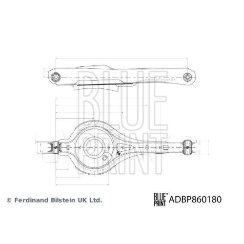 Lenker, Radaufh&auml;ngung BLUE PRINT ADBP860180 f&uuml;r FORD FORD USA, Hinterachse links