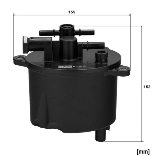 Kraftstofffilter MANN-FILTER WK 12 004 f&uuml;r CITRO&Euml;N PEUGEOT