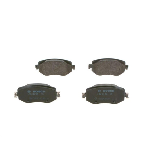 Bremsbelagsatz, Scheibenbremse BOSCH 0 986 424 386 f&uuml;r RENAULT, Vorderachse