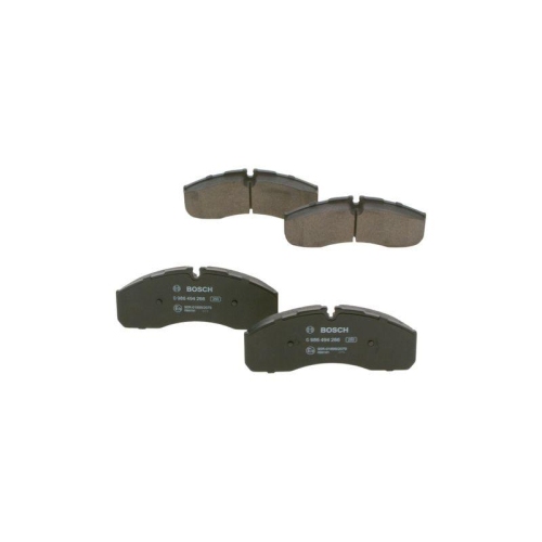 Bremsbelagsatz, Scheibenbremse BOSCH 0 986 494 266 f&uuml;r IVECO NISSAN RENAULT