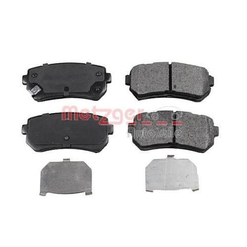 Bremsbelagsatz, Scheibenbremse METZGER 1170912 GREENPARTS f&uuml;r HYUNDAI KIA