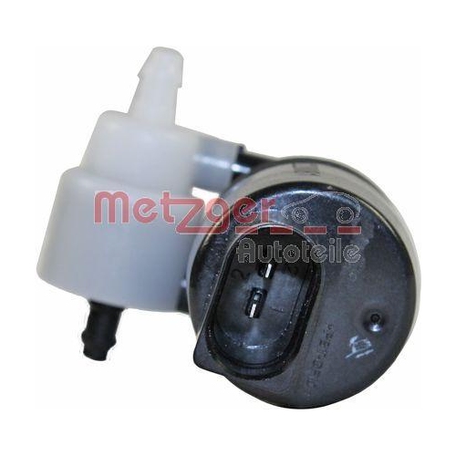 Waschwasserpumpe, Scheibenreinigung METZGER 2220081 für BMW ALPINA, vorne