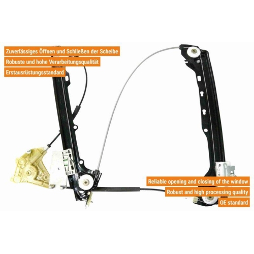 Fensterheber VAICO V20-8225 Original VAICO Qualität für BMW, vorne rechts