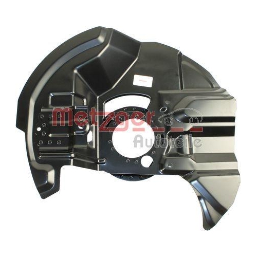 Spritzblech, Bremsscheibe METZGER 6115137 f&uuml;r BMW, Vorderachse links
