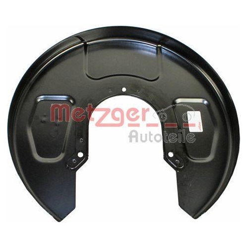 Spritzblech, Bremsscheibe METZGER 6115098 f&uuml;r VAG, Hinterachse rechts