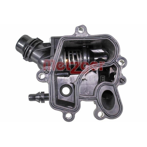 Thermostat, Kühlmittel METZGER 4006508 GREENPARTS für BMW, Motorblock, vorne