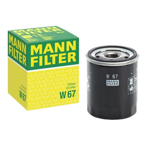 &Ouml;lfilter MANN-FILTER W 67 f&uuml;r MERCEDES-BENZ MITSUBISHI JCB SMART