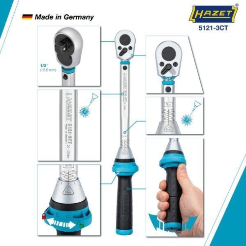 Drehmomentschlüssel HAZET 5121-3CT für