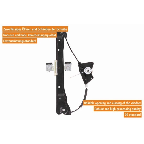 VAICO Fensterheber links und rechts elektrisch vorne V10-7618 + V10-7619 f&uuml;r SKODA