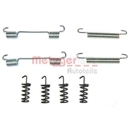 Bremsbackensatz, Feststellbremse METZGER KR 213 f&uuml;r MERCEDES-BENZ VAG