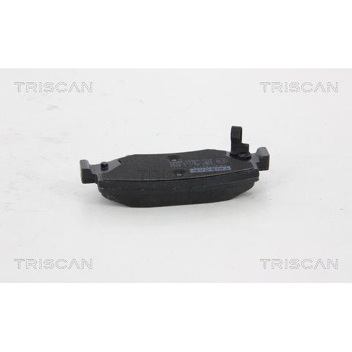 Bremsbelagsatz, Scheibenbremse TRISCAN 8110 80539 f&uuml;r DODGE JEEP, Hinterachse