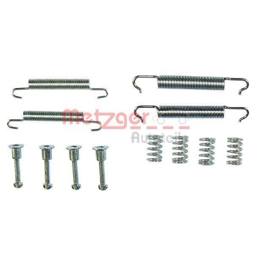 Bremsbackensatz, Feststellbremse METZGER KR 223 f&uuml;r BMW, Hinterachse links