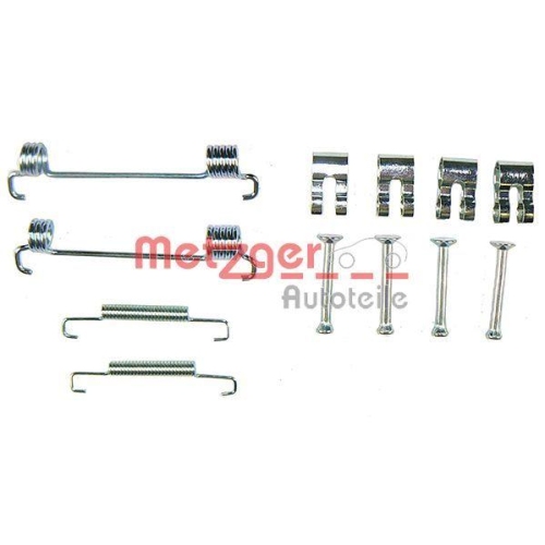 Bremsbackensatz, Feststellbremse METZGER KR 947 f&uuml;r CITRO&Euml;N FIAT