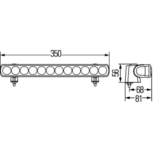 HELLA Fernscheinwerfer 1FJ 958 040-001 f&uuml;r SCANIA VAN HOOL, links, rechts