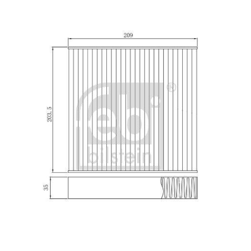 Filter, Innenraumluft FEBI BILSTEIN 174913 für LAND ROVER
