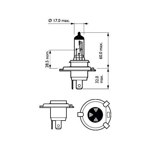 Glühlampe PHILIPS 12342LLECOB1 LongLife EcoVision für AEBI AUDI BMW CITROËN DAF