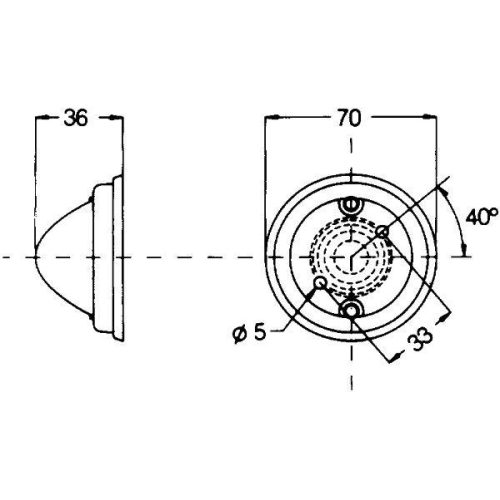 HELLA Positionsleuchte 2PF 997 022-011 f&uuml;r, links, rechts