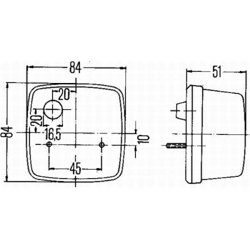 HELLA 2BA 003 014-011 Blinkleuchte f&uuml;r AEBI AUDI BMW DAF FIAT FORD IVECO MAN VW