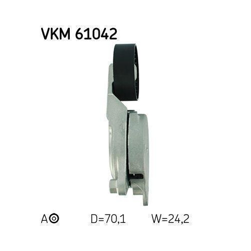 Riemenspanner, Keilrippenriemen SKF VKM 61042 f&uuml;r TOYOTA, mitte, oben