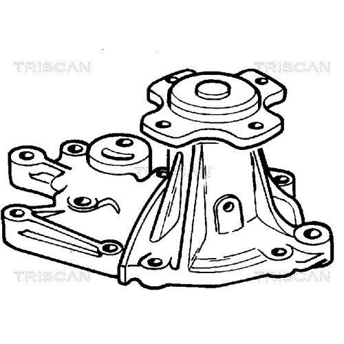 Wasserpumpe, Motorkühlung TRISCAN 8600 69001 für SUBARU SUZUKI