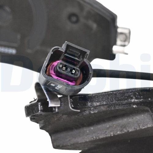 DELPHI LP2250 Bremsbelagsatz, Scheibenbremse f&uuml;r SEAT SKODA VW, Vorderachse