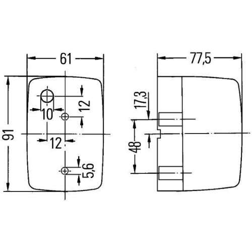 HELLA Zusatzblinkleuchte 2BM 002 652-051 f&uuml;r DAF MERCEDES-BENZ VOLVO AGRIFAC