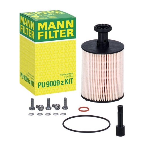 Kraftstofffilter MANN-FILTER PU 9009 z KIT f&uuml;r FIAT MERCEDES-BENZ NISSAN OPEL